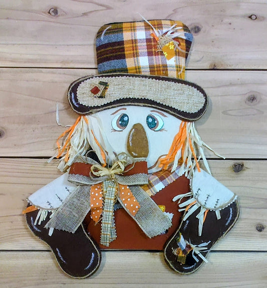 Wreath Attachment - Sitting Scarecrow