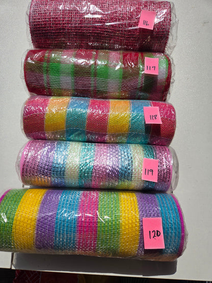 Destash - 10 inch deco mesh (116-120)