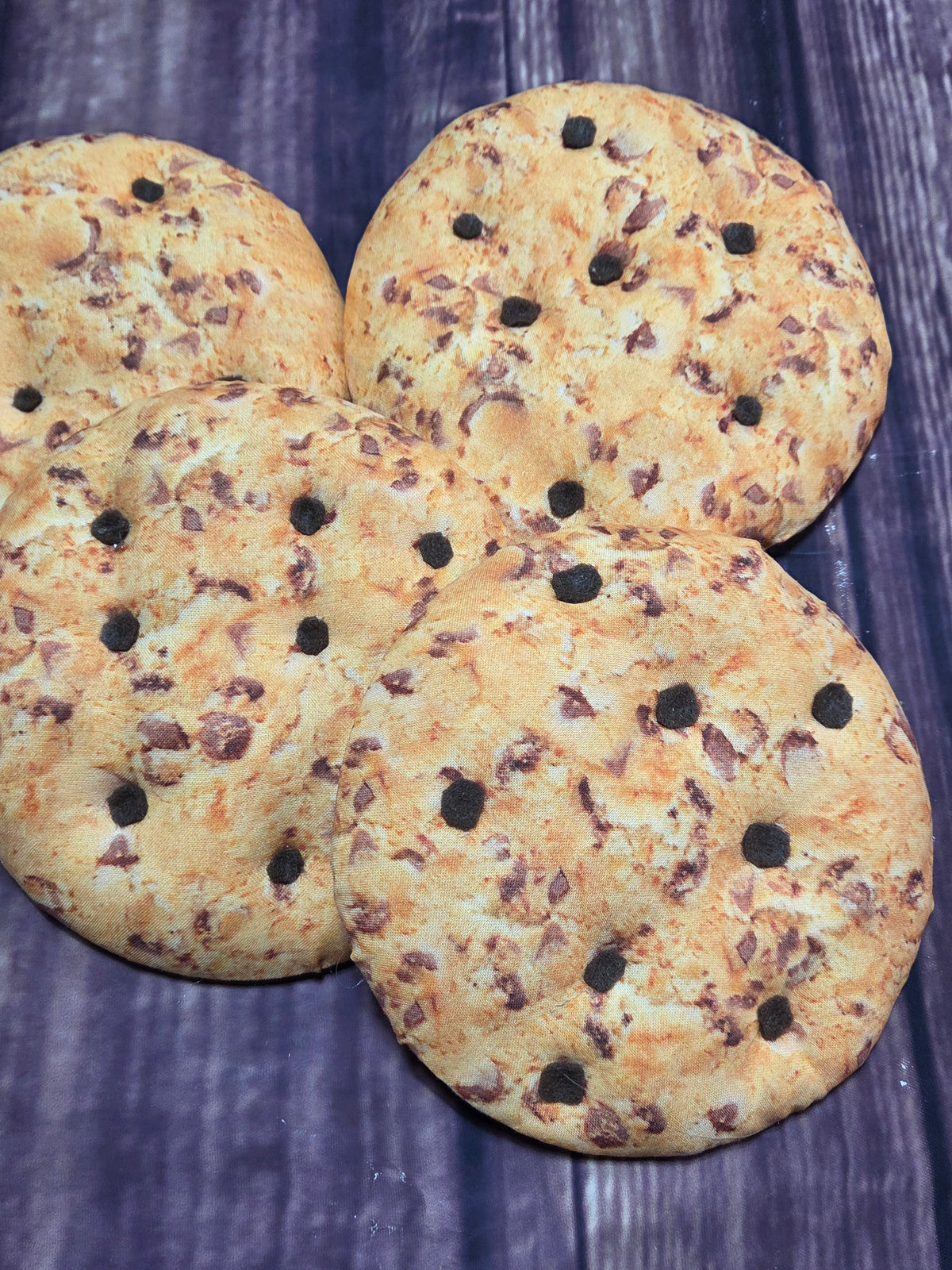 Chocolate Chip Cookie Wreath Attachments – 6" Handmade Cookie Decor