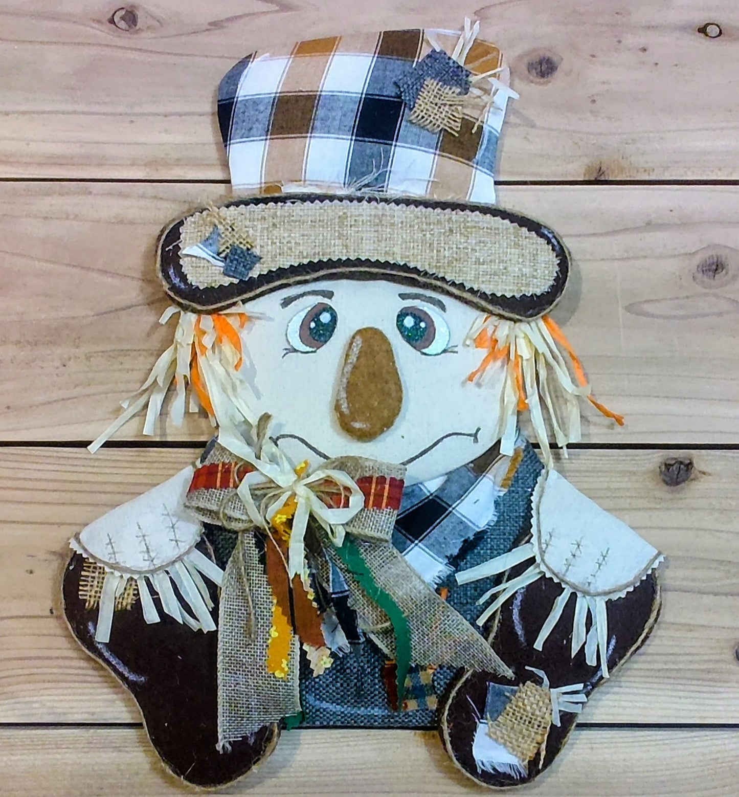 Wreath Attachment - Sitting Scarecrow