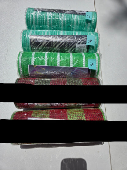 Destash - 10 inch deco mesh (37-41)